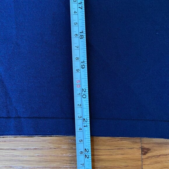 Weekend Max Mara Navy White Stripe Long Sleeve Blouse Small 90s Designer - Picture 5 of 8